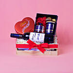 Bellevie Pavillon Merlot Wine Hamper for Valentine