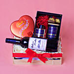 Bellevie Pavillon Merlot Wine Hamper for Valentine