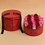 Roses Love Box For Valentine With I Love You Balloon