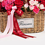 Basket of Love Roses