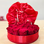 20 Red Roses in Red Box