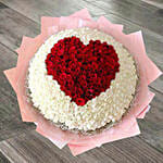 400 Heart Roses Arrangement