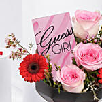 Eleganct Bloom and Pefume Valentine’s Gift Set For Her