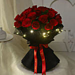 LED Elegance Rose Bouquet