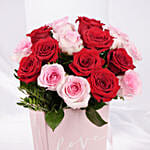 Passionate Love Roses Box For Valentines