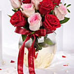 Romantic Valentine’s Rose Arrangement