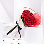 Rosy Reverie 18 Roses Bouquet