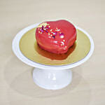 Valentine Chocolate Heart Shape Mousse Cake 4 Inches