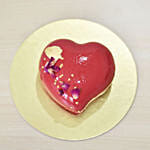 Valentine Chocolate Heart Shape Mousse Cake 4 Inches