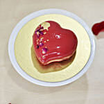 Valentine Chocolate Heart Shape Mousse Cake 4 Inches