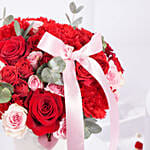 Valentine Romantic Flower Arrangement