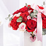 Valentine Romantic Flower Arrangement