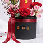 Valentines Day Flower and Perfume for Him