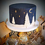 Silent Night Christmas Cake Large