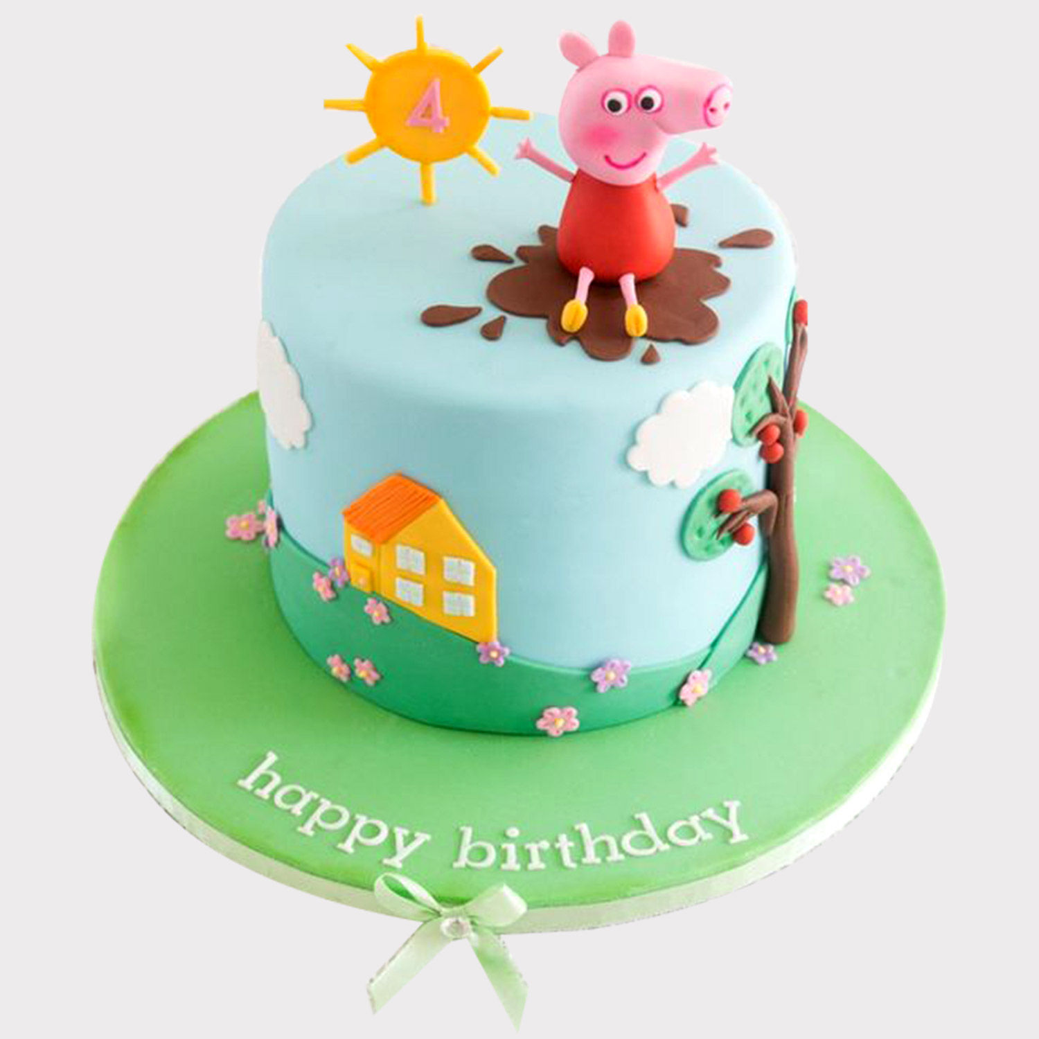 Online Happy Peppa Pig Chocolate Cake Gift Delivery in UAE - FNP