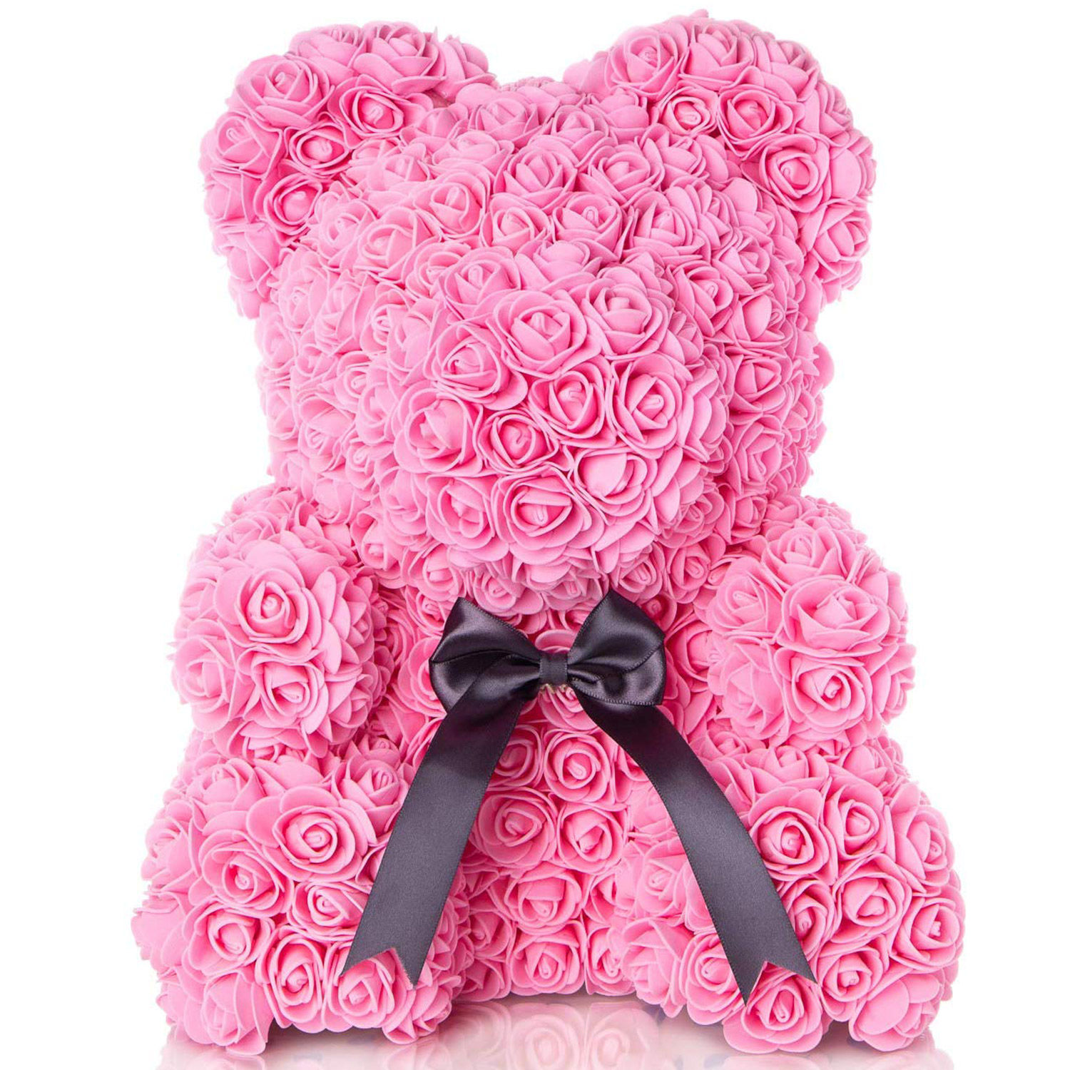 Online Artificial Roses Teddy Light Pink Gift Delivery in UAE - FNP