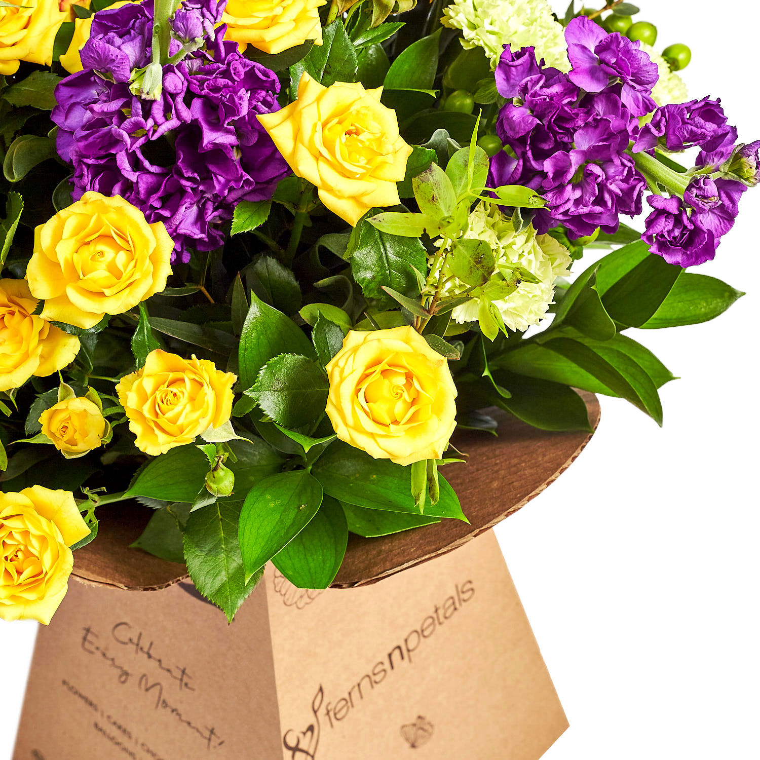 Online Simply Yellow n Purple Gift Delivery in UAE - FNP