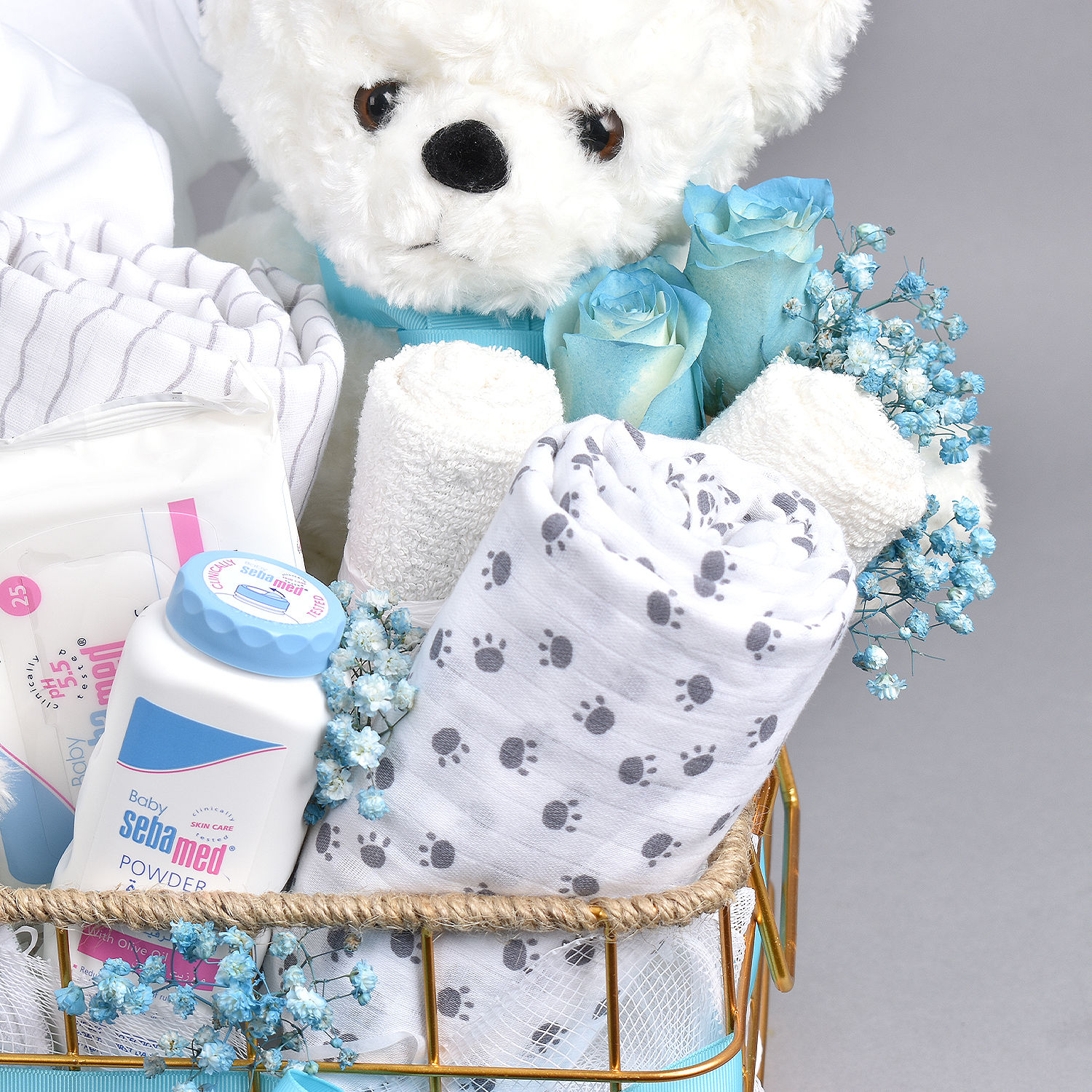 Online Double Joy New Born Baby Hamper For Twins Gift Delivery in UAE - FNP